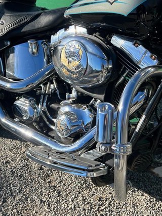 Harley-Davidson Moto Cruiser Negra