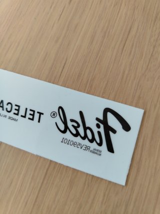 Decal Fidel Telecastro - Mirror Transfer