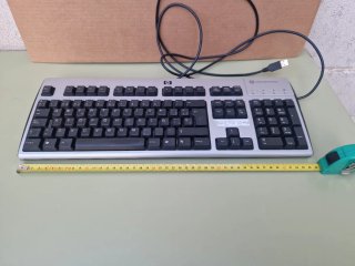Teclado HP USB Negro/Plateado