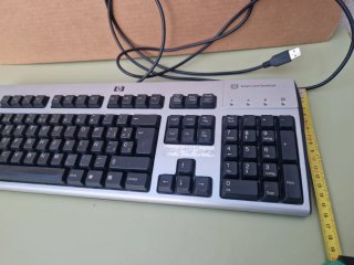 Teclado HP USB Negro/Plateado