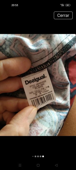 Vestido boho Desigual multicolor