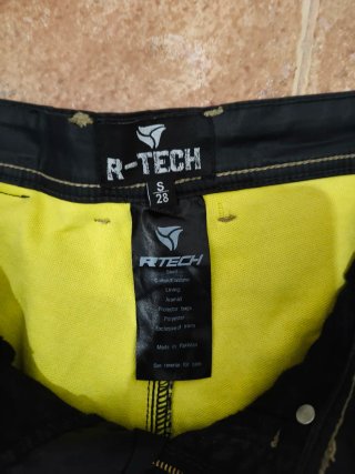 Pantalón vaquero moto R-TECH negro