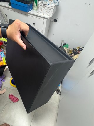 Zapatero Ikea Nero in Plastica