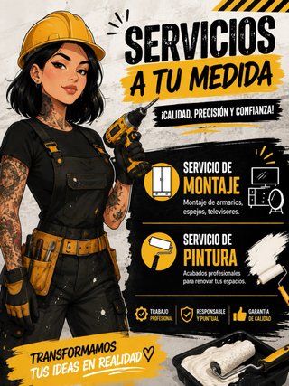 Servicio de montaje y pintura!!!