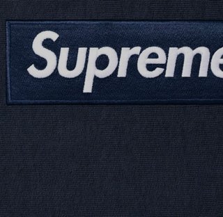 Supreme Box Logo Hoodie Azul