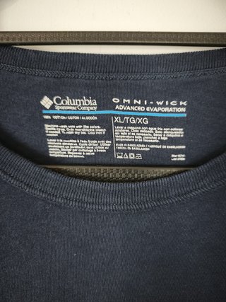 Columbia Omni-Wick Navy Blue T-Shirt - Size XL - G