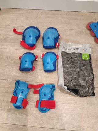 Patines ajustables 28-30 casco protecciones funda