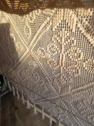 Colcha de croché para cama casal