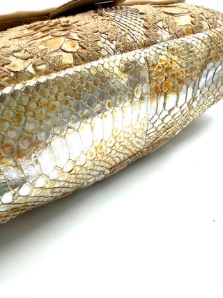 Bolso Chanel 19 Beige y Dorado