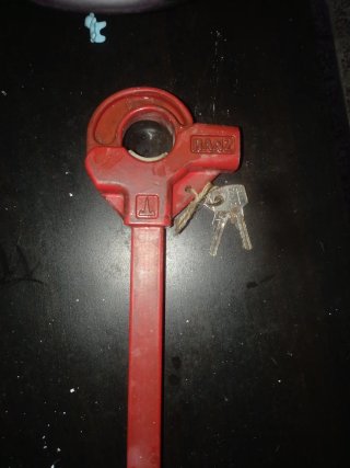 Antirrobo volante pedal para coche muy seguro