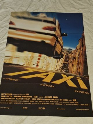 Cartel original cine TAXI