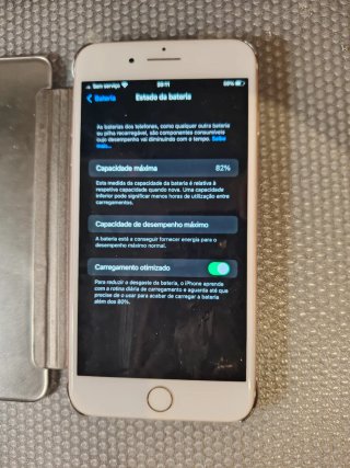 iPhone 7 Plus Dourado/Rosa