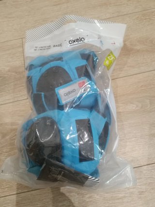 Patines Oxelo Ajustables 26-28, casco y protección