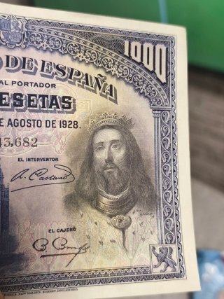 Billete 1000 Pesetas Banco de España 1928