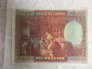 Billete 1000 Pesetas Banco de España 1928