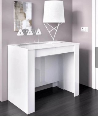 Mesa Consola Extensible Blanca SAYEZ
