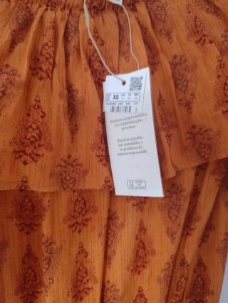 Mono naranja Slowlove talla XS