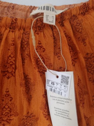 Mono naranja Slowlove talla XS