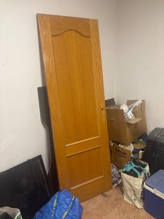 Puerta de madera interior