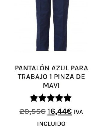 Pantalones largos, Azul Marino Talla 50, Nuevos.