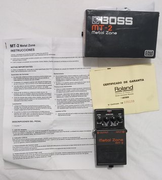 Pedal Distorsión Guitarra BOSS MT2 Metal Zone