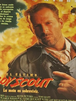 Cartel Cine Bruce Willis El Último Boy Scout
