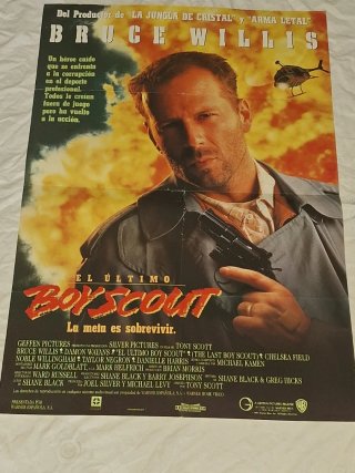 Cartel Cine Bruce Willis El Último Boy Scout