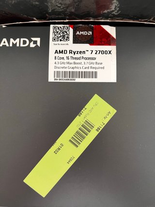 GPU 5700 XT+CPU Ryzen 7 2700X+Seasonic FocusGX-650