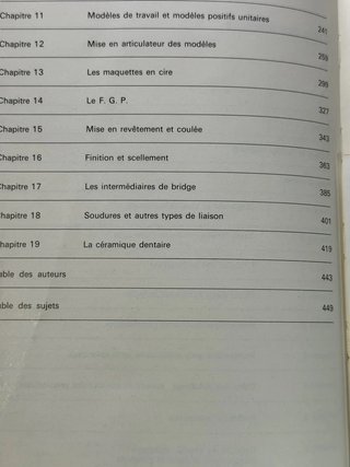 Bases fondamentales de prothèse fixée
