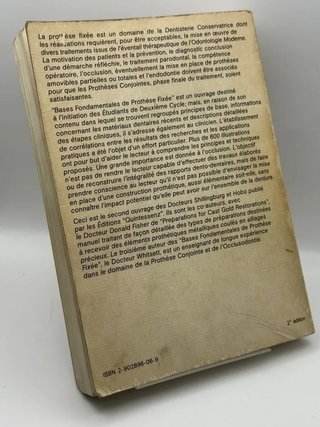 Bases fondamentales de prothèse fixée