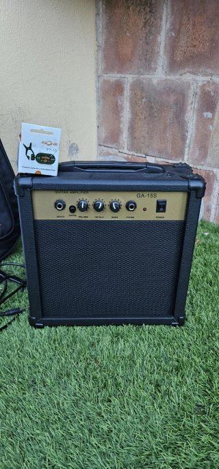 Conjunto Guitarra Eléctrica Dytona Roja
