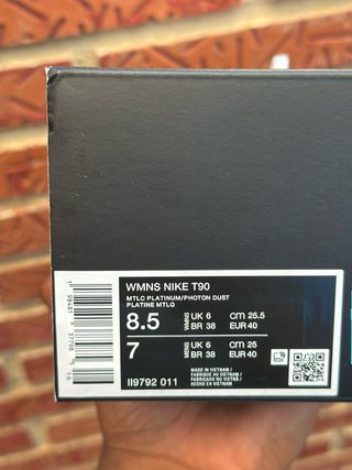 Nike Total 90 III Plata