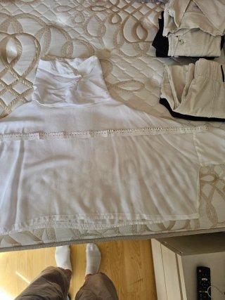 Blusa Lurdes Bergada oversize blanca.