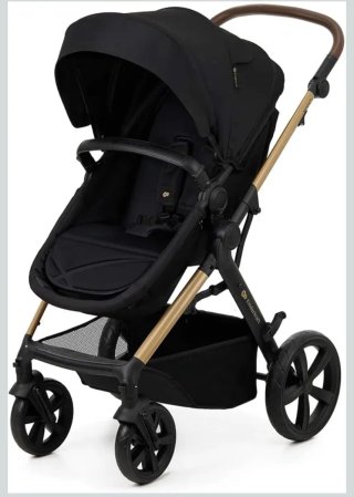 Carrito bebé 3 en 1 Kinderkraft negro