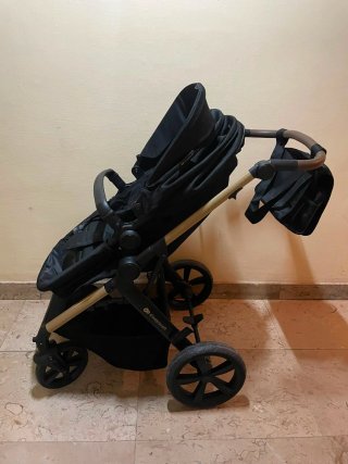 Carrito bebé 3 en 1 Kinderkraft negro
