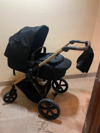 Carrito bebé 3 en 1 Kinderkraft negro