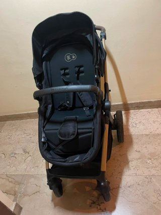 Carrito bebé 3 en 1 Kinderkraft negro