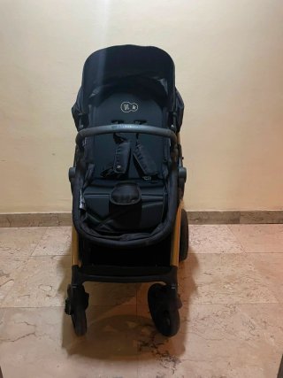 Carrito bebé 3 en 1 Kinderkraft negro