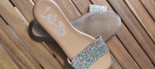 Sandalias Lola Rico Glitter Talla 40