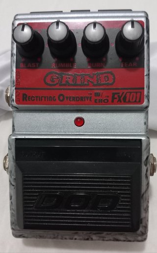 Pedal overdrive DOD GRIND FX101 Rectifying