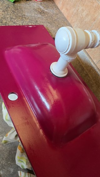 Lavabo morado