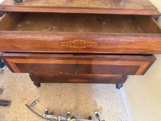 Cómoda de madera estilo clásico/vintage