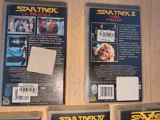 Lote 5 Películas Star Trek VHS Precintadas