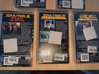 Lote 5 Películas Star Trek VHS Precintadas