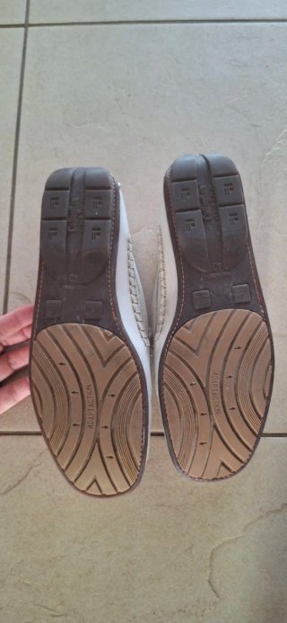 Mocasines Callaghan Blanco hombre.