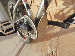 Bicicleta Trial/BMX Monty Rossa. appena assemblata