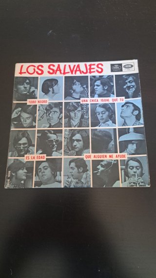 Vinilo Los Salvajes - Todo Negro