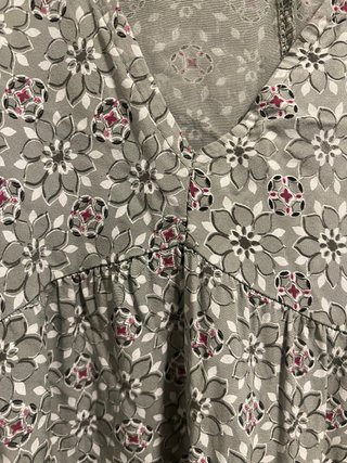 Vestido largo estampado floral