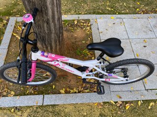 Bicicleta Infantil 20'' Rosa y Blanca