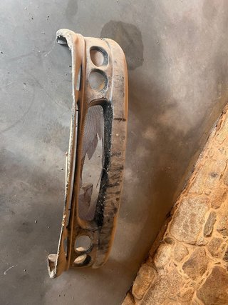 Defensa Delantera Fibra Peugeot 206 cuatro faros